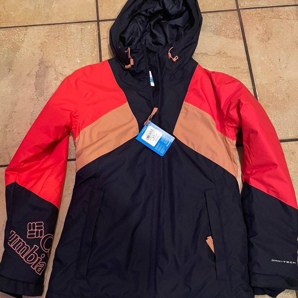 Columbia small Alpine Diva Omni-tech jacket new